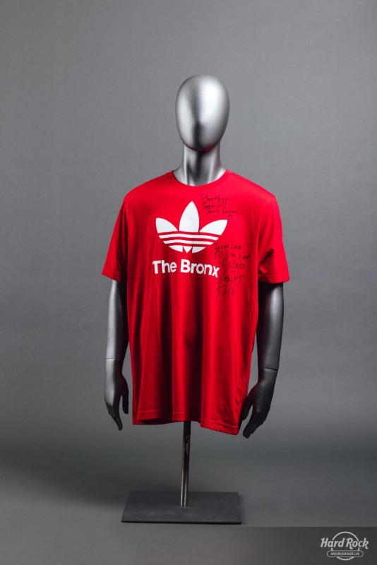 Red "The Bronx" Adidas T-Shirt - Hen Dogg