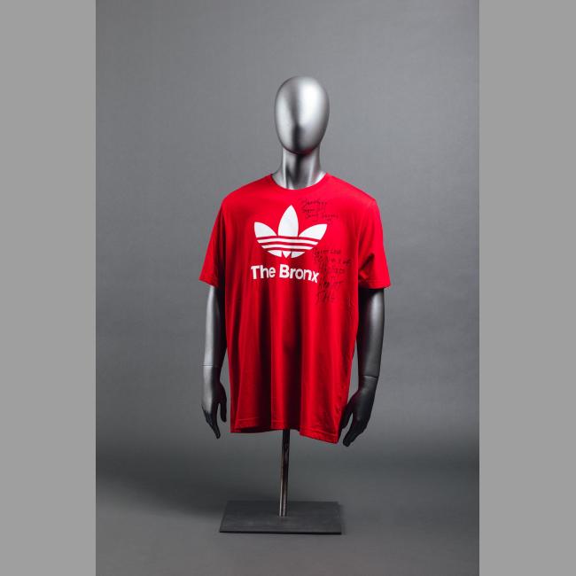 Red "The Bronx" Adidas T-Shirt - Hen Dogg
