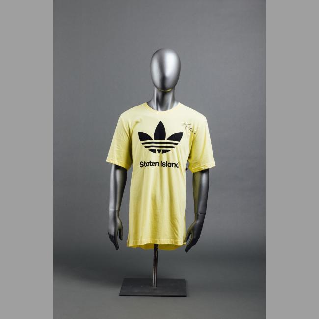 Yellow "Staten Island" Adidas T-Shirt