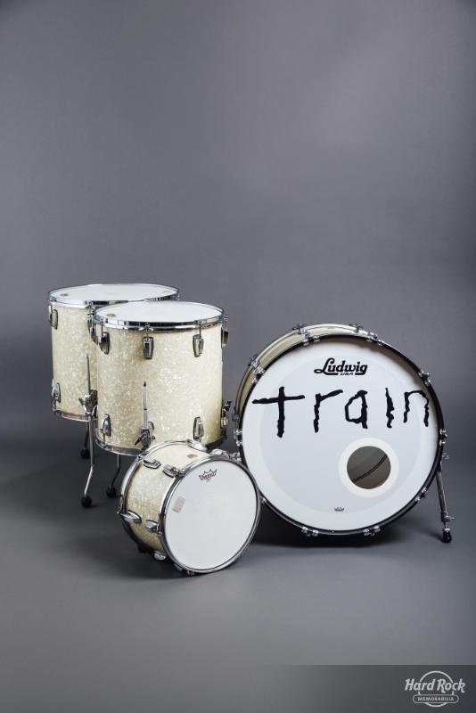 White Marine Drumkit