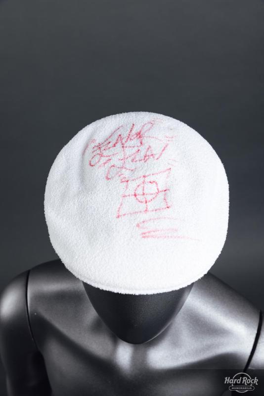 Signed White Kangol - Flavor Flav