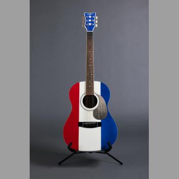 Red, White and Blue Guitar