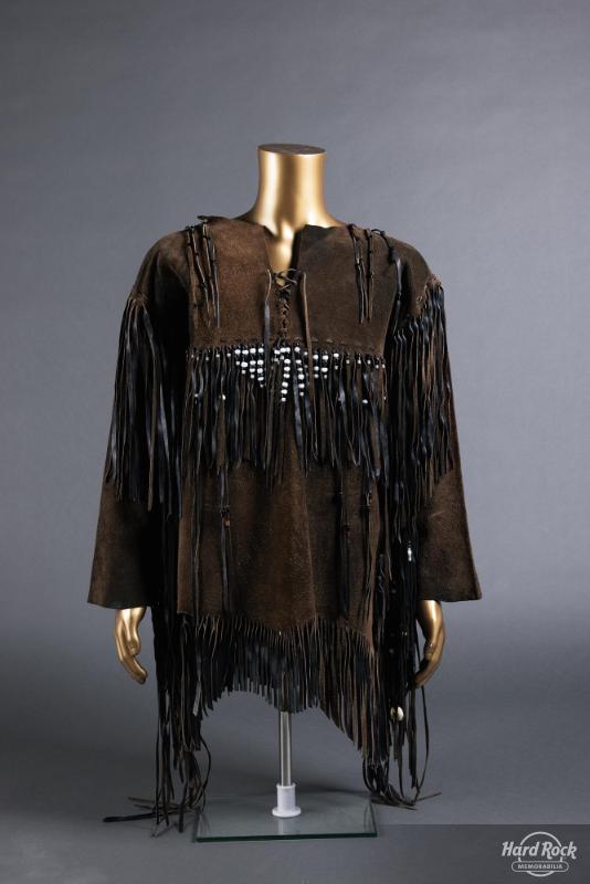 Fringed Buckskin Poncho