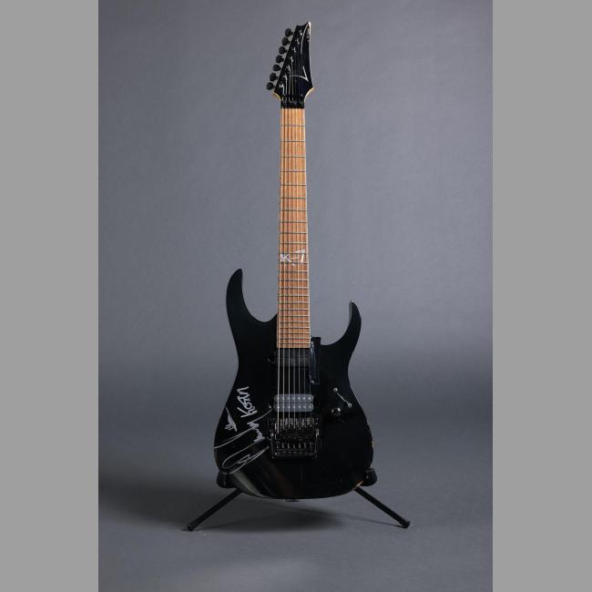 Black Ibanez K-7 Munkey Guitar