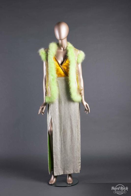 Green & White Sequined Costume