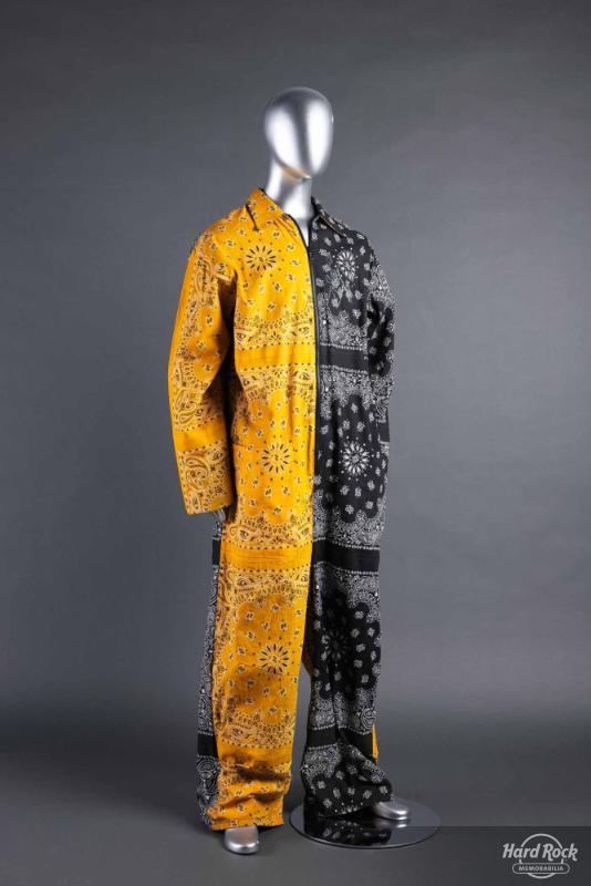 Black and Yellow Bandana Jumpsuit